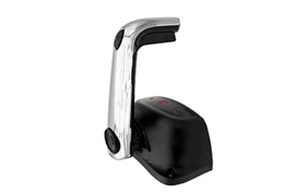 B501BCTL Single Chrome Lever Black Base Neutral Lock W/Trim Switch