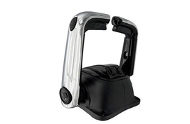 B502BCTL Dual Chrome Lever Black Base W/Neutral Lock and Trim