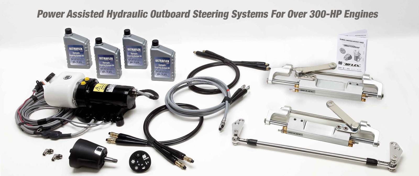 Master Drive Boat Hydraulic Assisted Steering Systems