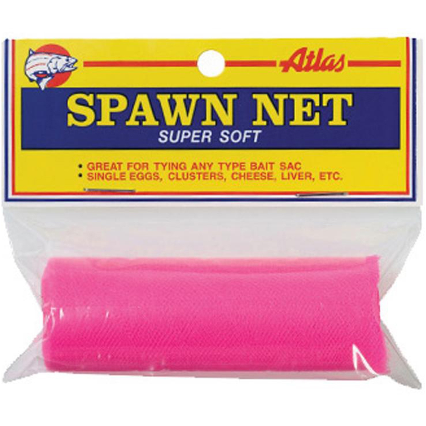 Atlas Mikes 55050 Spawn Net Pink Color 3inch 20ft