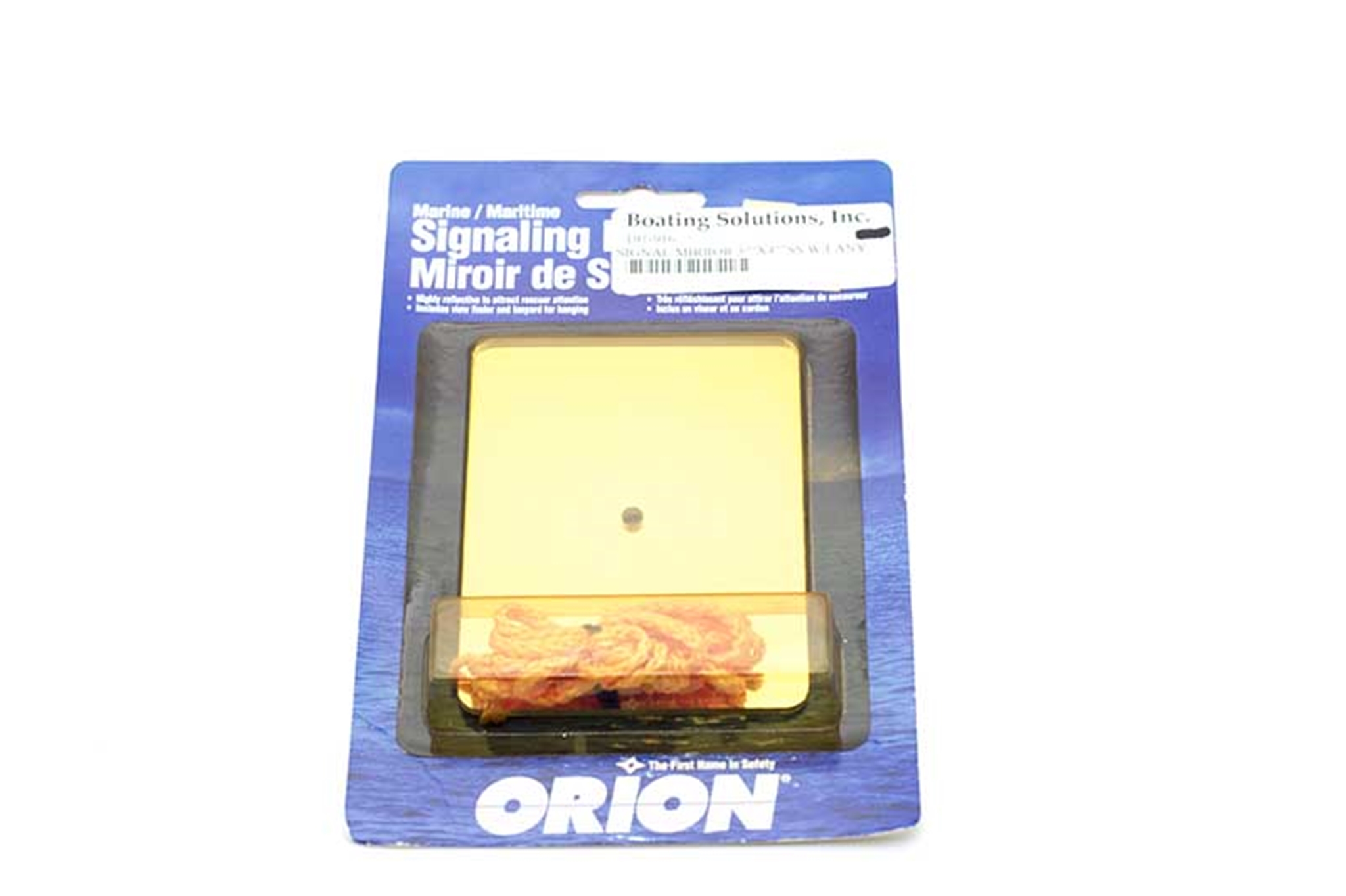 916 Orion  Signal Mirror 3" X 4" SS W/Lanyard