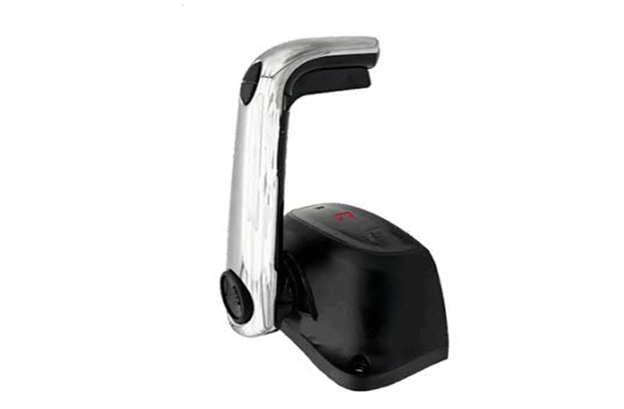 B501BCTL Single Chrome Lever Black Base Neutral Lock W/Trim Switch