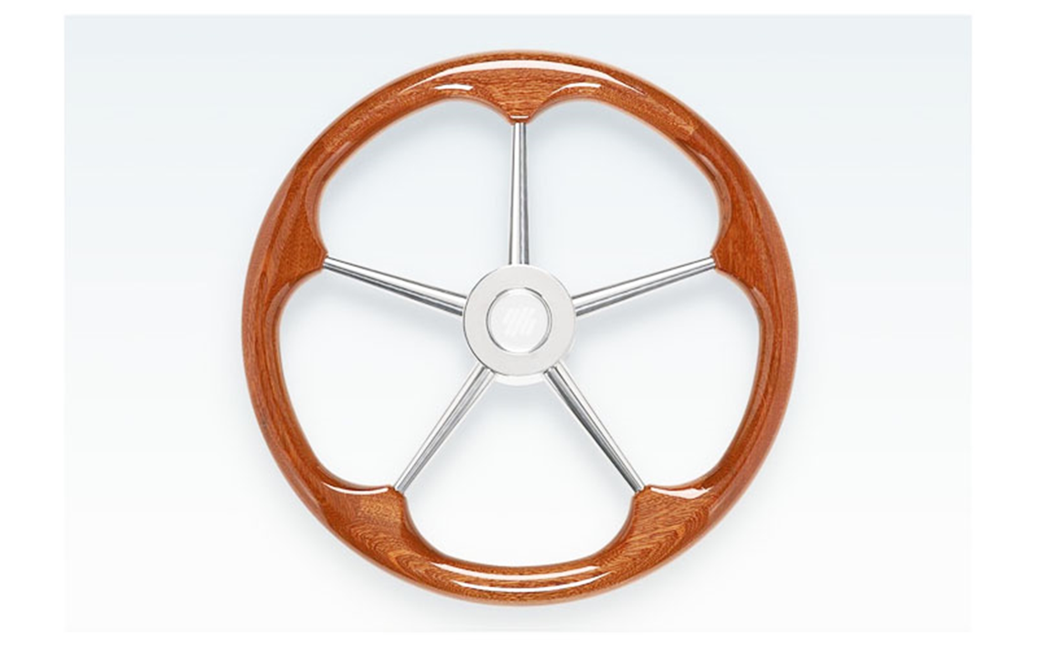 V74 41115 A 5 Spoke Polish Mahog Wheel D400