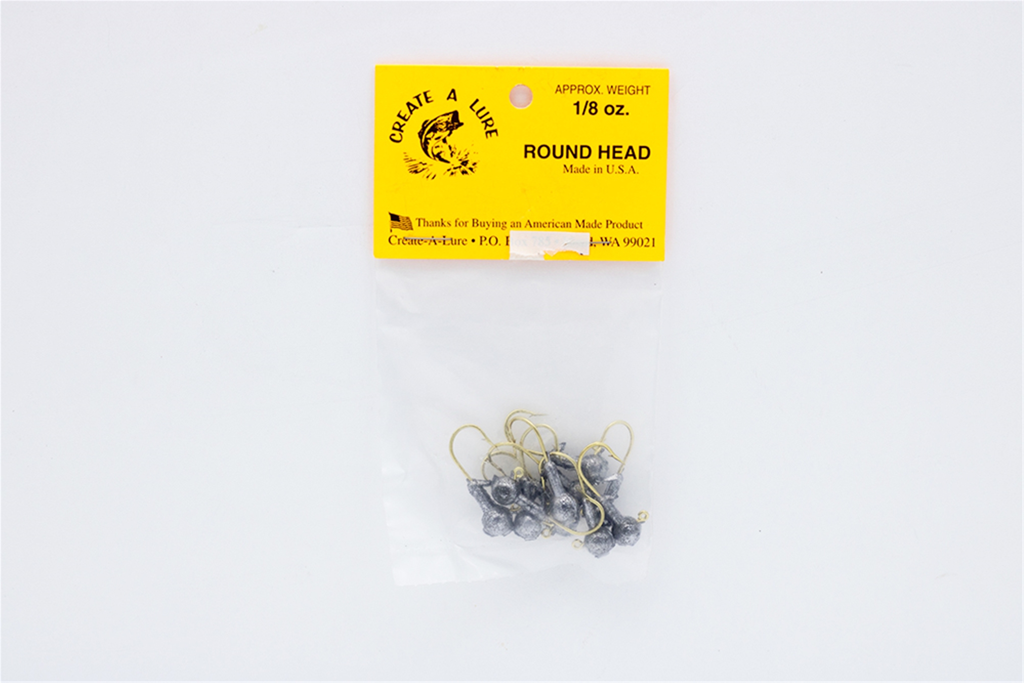 Create A Lure 11018 Unpainted Jig Head 1/8oz 10pcs